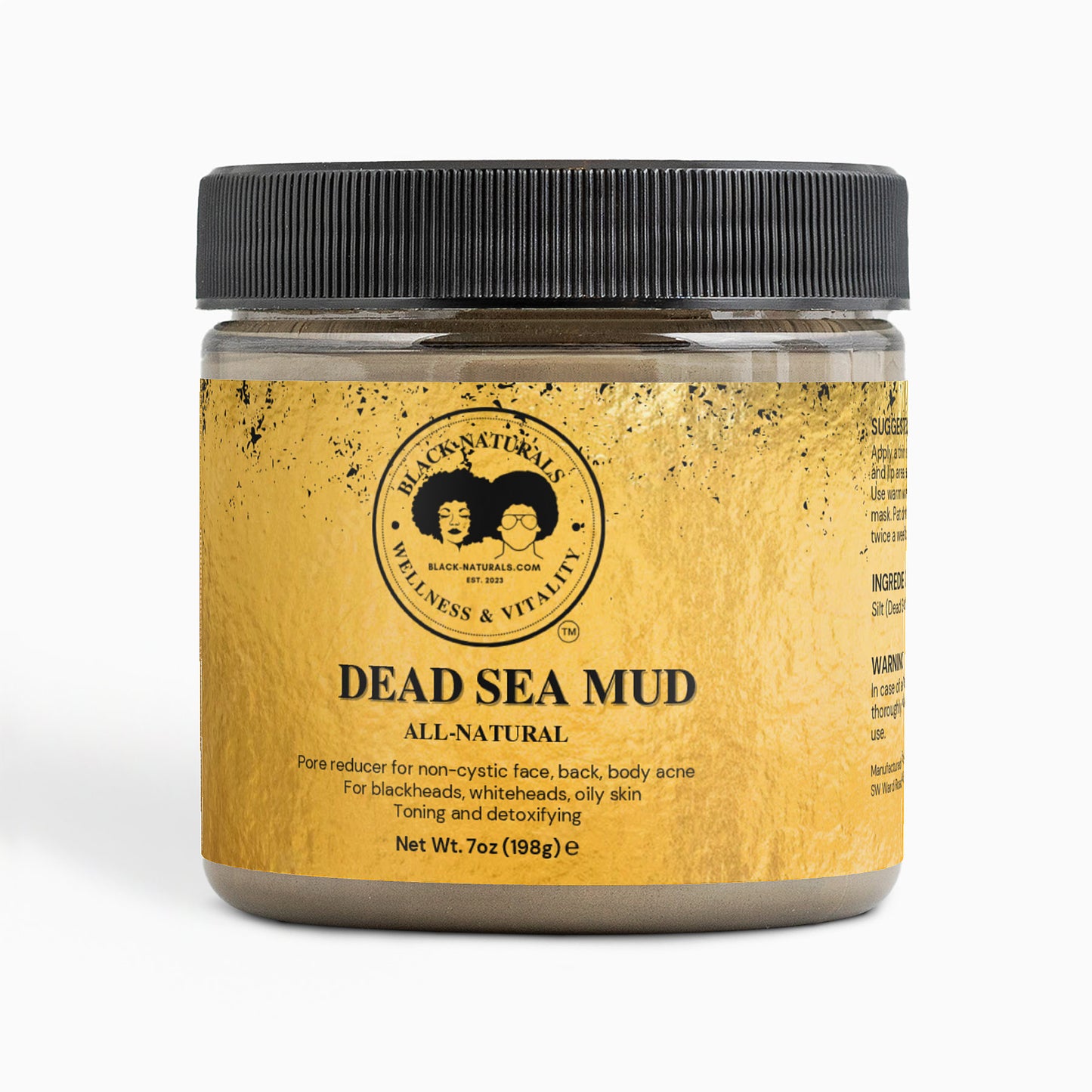 Black-Naturals Dead Sea Mud