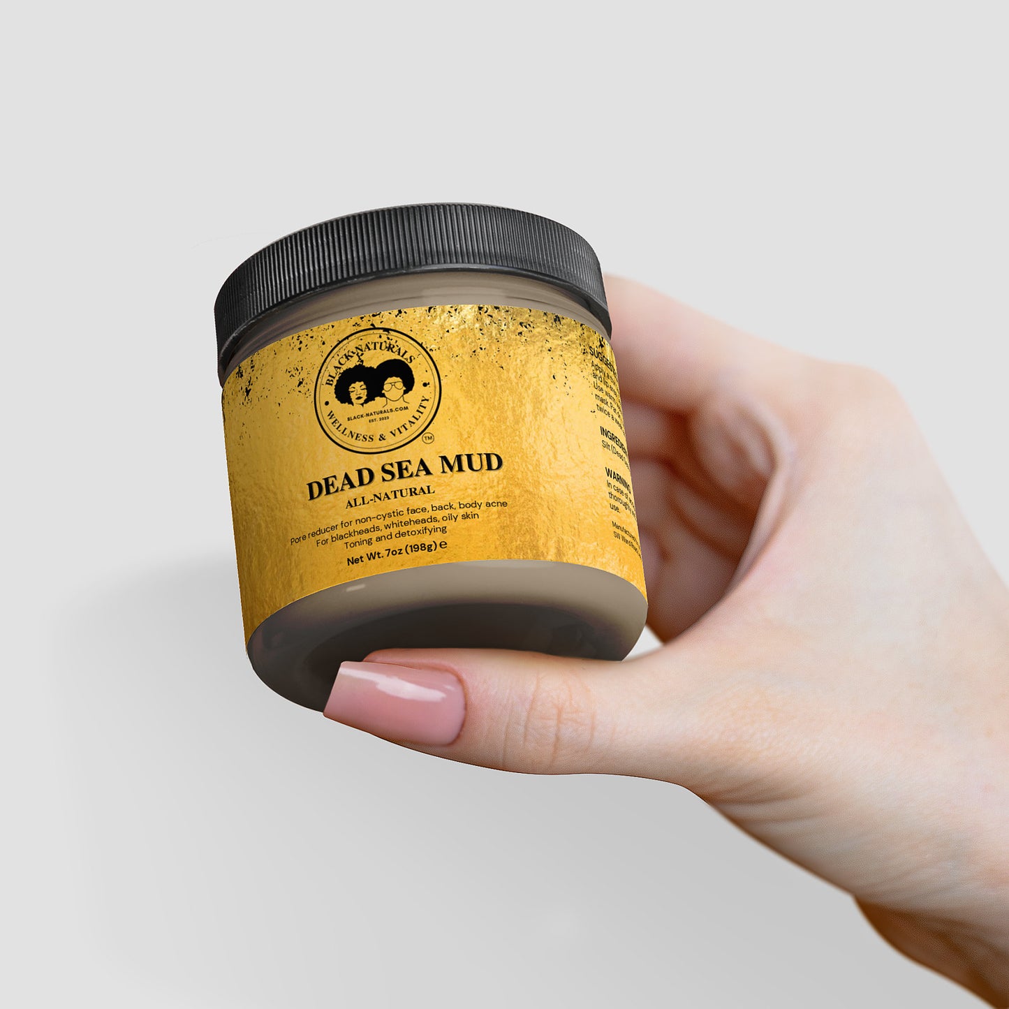 Black-Naturals Dead Sea Mud