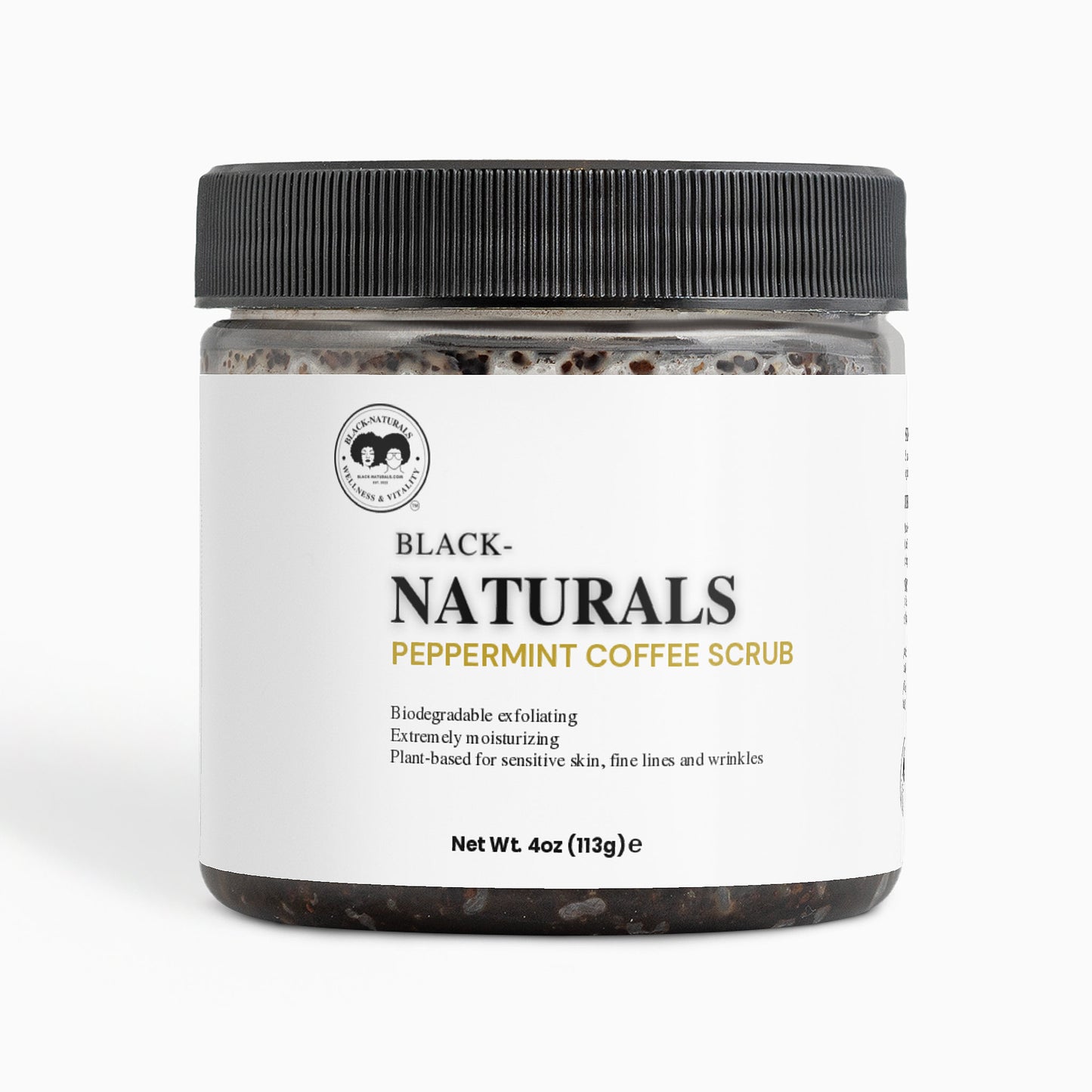 Black-Naturals Peppermint Coffee Scrub