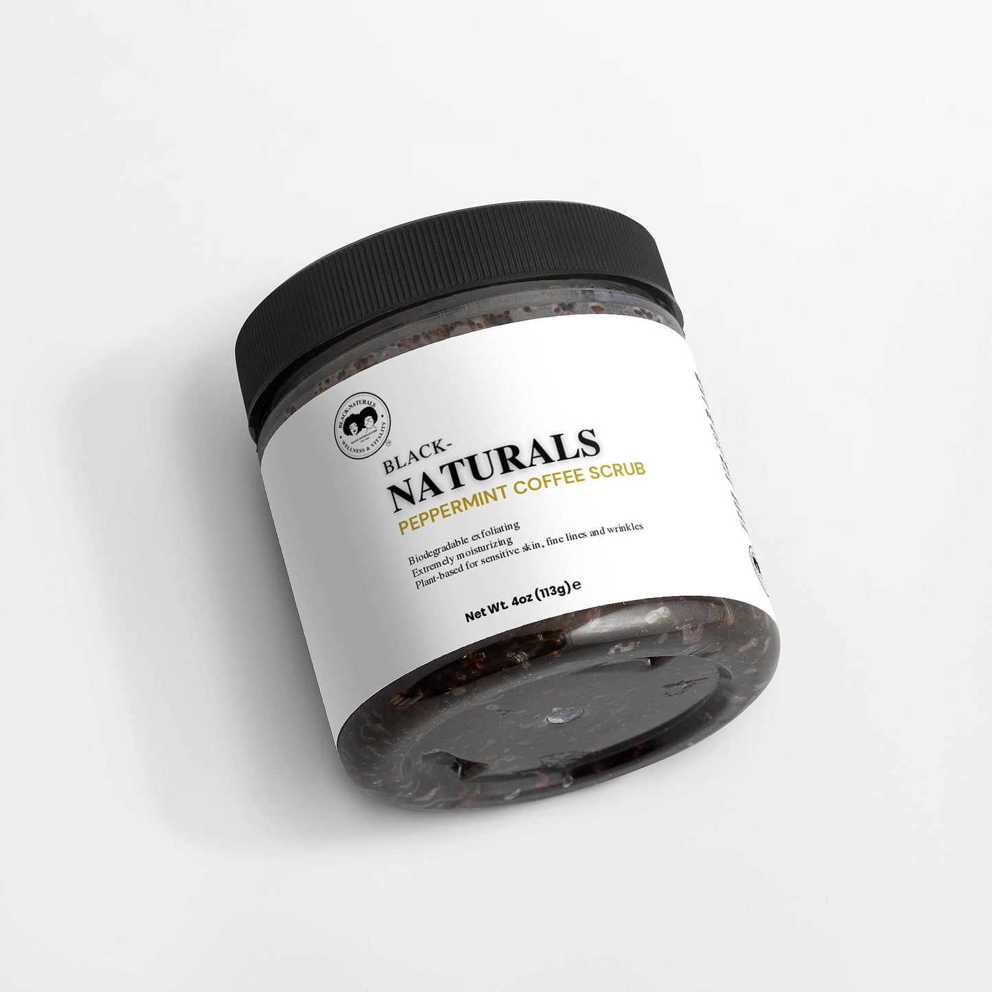 Black-Naturals Peppermint Coffee Scrub