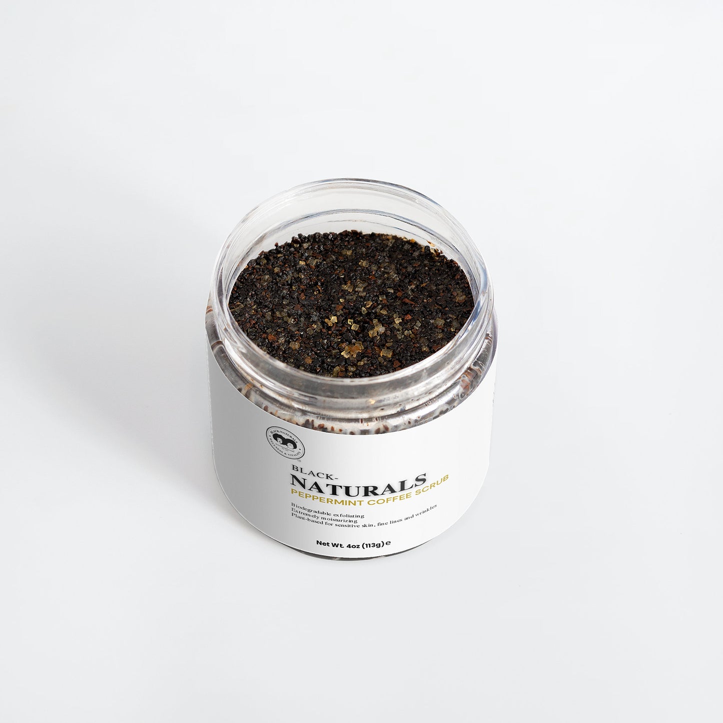 Black-Naturals Peppermint Coffee Scrub