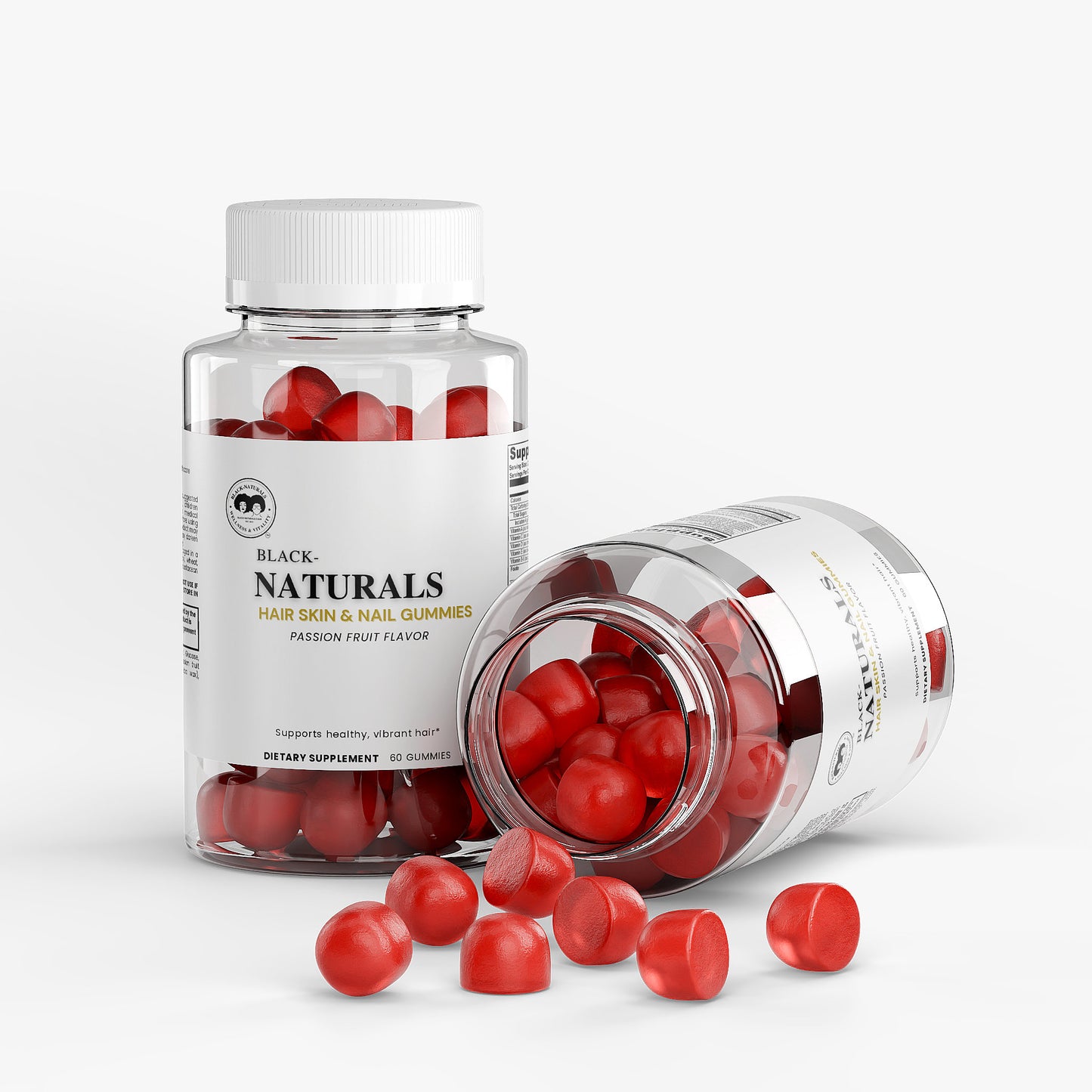 Black-Naturals Hair, Skin & Nails Gummies