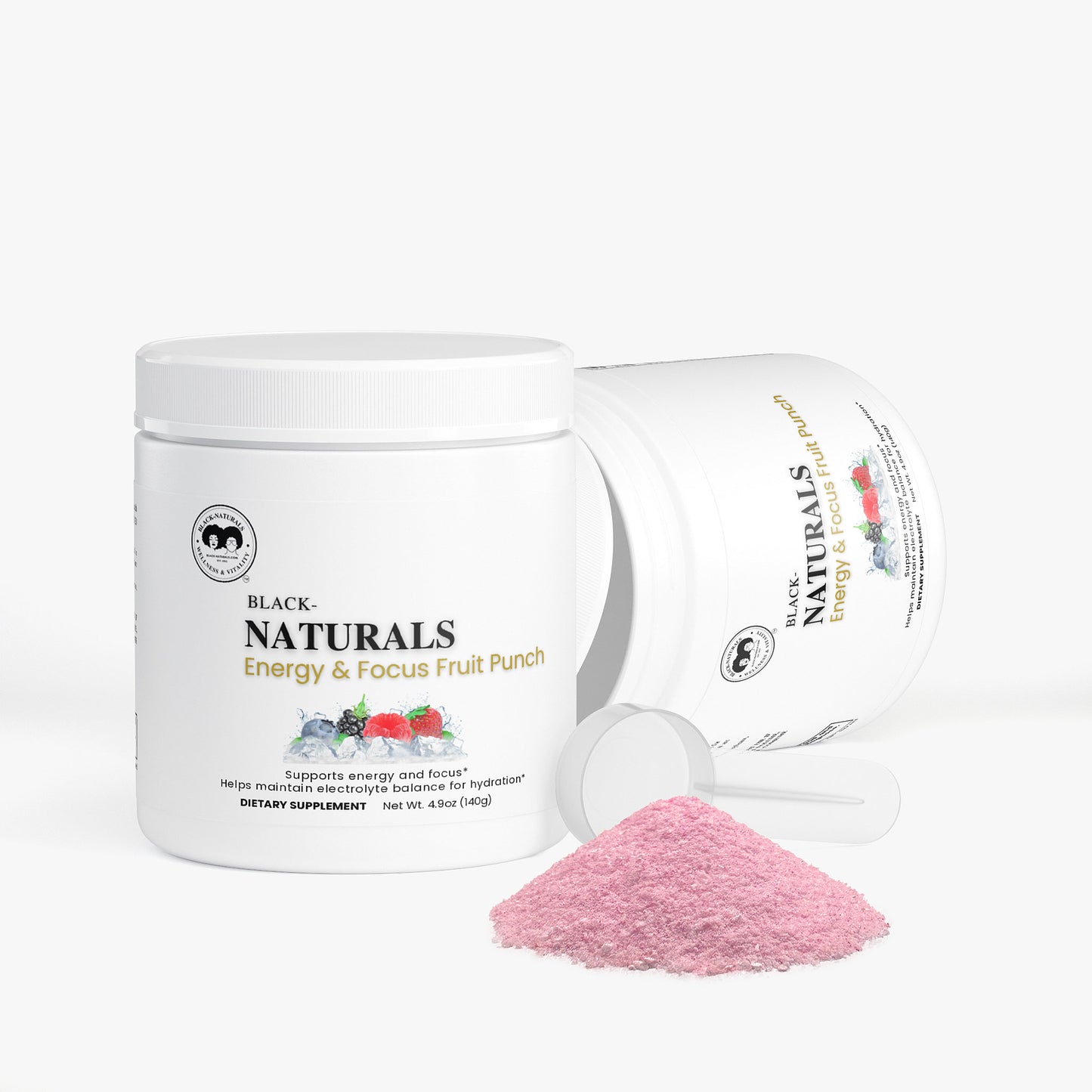 Black-Naturals Energy & Focus Fruit Punch