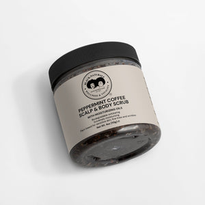 Black-Naturals Peppermint Coffee Scalp and Body Scrub