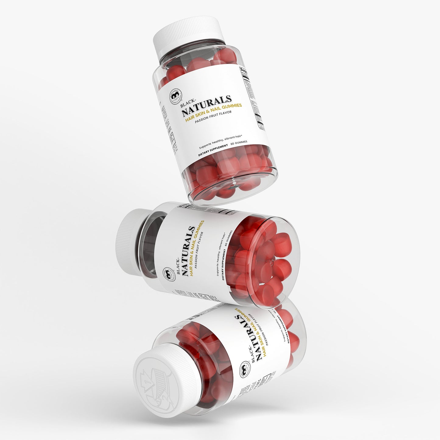 Black-Naturals Hair, Skin & Nails Gummies